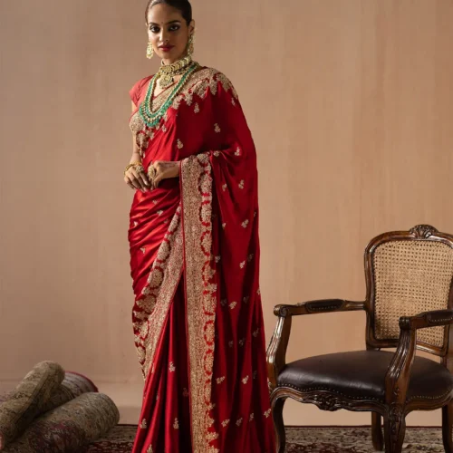 Lightweight South Indian Bridal Silk Sarees for Summer Weddings