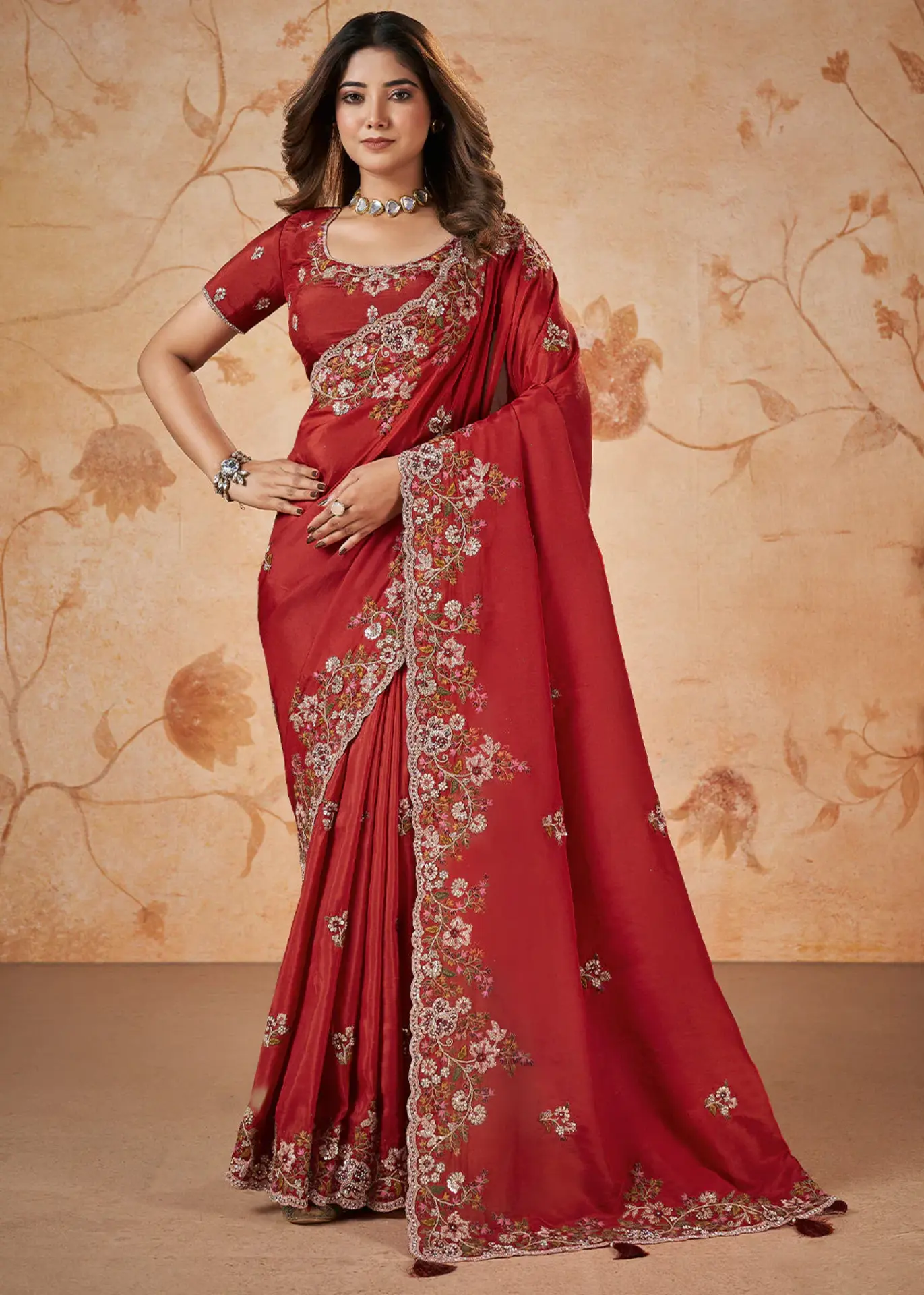 South Indian Bridal Silk Saree