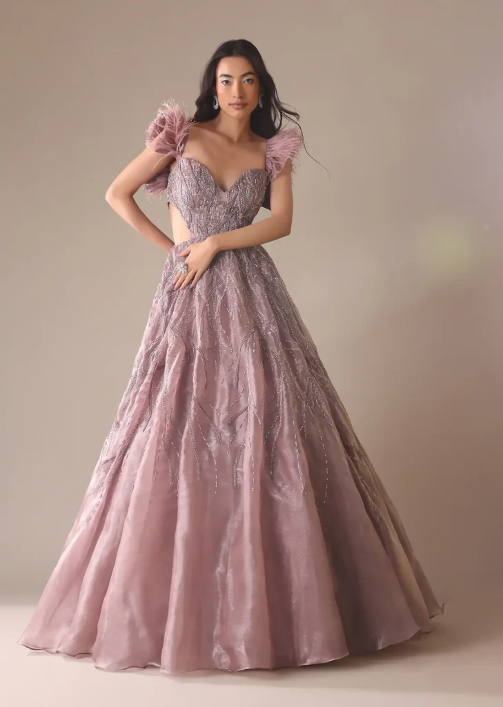 Western Cut Handmade Embroidery Dress – 2025 Fusion Fashion Trend