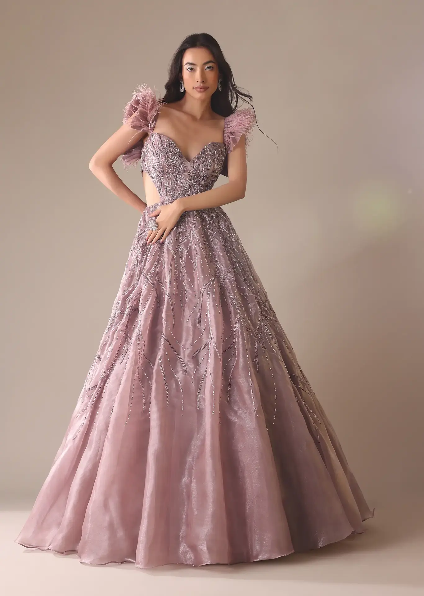 Western Cut Handmade Embroidery Dress – 2025 Fusion Fashion Trend