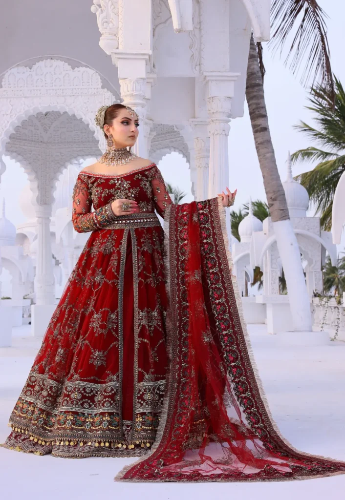 Western Cut Peshwas with Pearl Embellishments