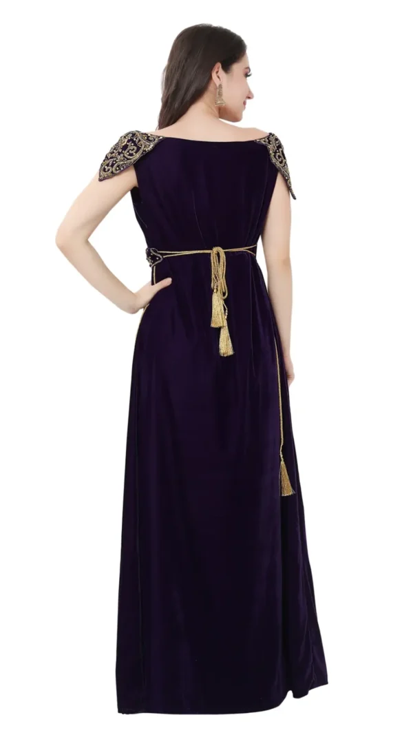 Moroccan Velvet Kaftan Abaya