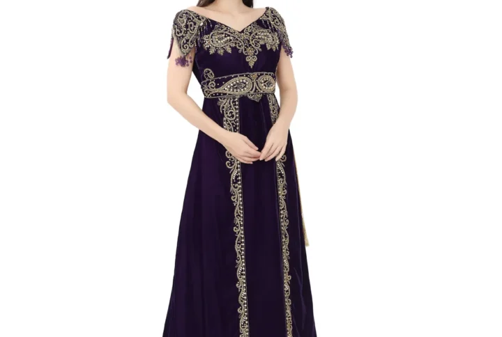 Moroccan Velvet Kaftan Abaya