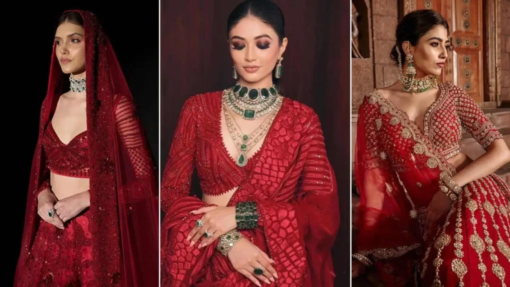 2025’s Classic Red Bridal Dresses